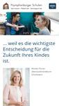 Mobile Screenshot of nymphenburger-schulen.de